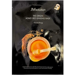 Питательная тканевая маска с медом и красным женьшенем 10 шт.