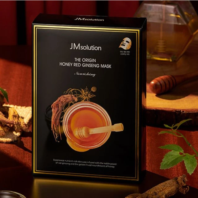 Питательная тканевая маска с медом и красным женьшенем 10 шт. - изображение 2