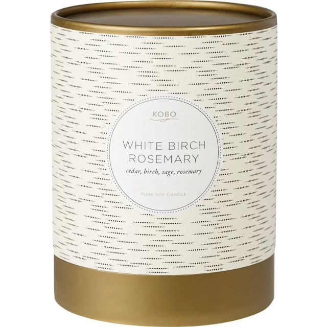 Большая свеча в стекле White Birch Rosemary - изображение 2