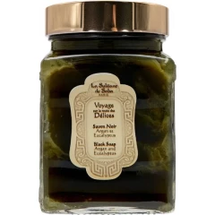 Черное мыло с эвкалиптом