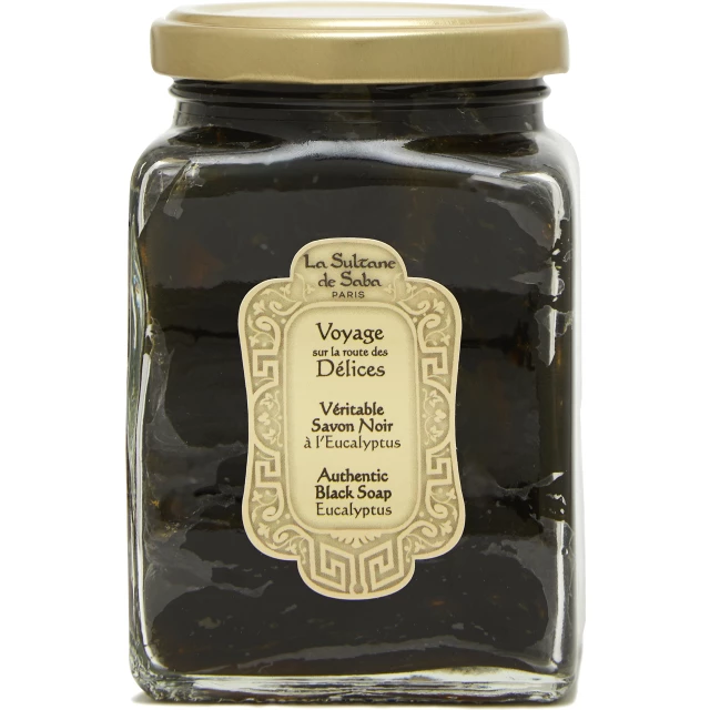 Черное мыло с Эвкалиптом