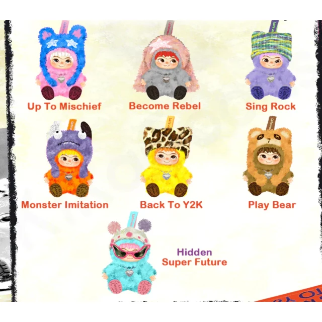 Игрушка-брелок Wakuku Fuzzy Trendy Fun Party - изображение 4