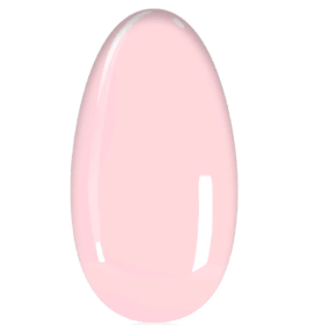 Укрепляющий и самовыравнивающийся базовый гель для поврежденных ногтей "Нежно розовый" - изображение 2