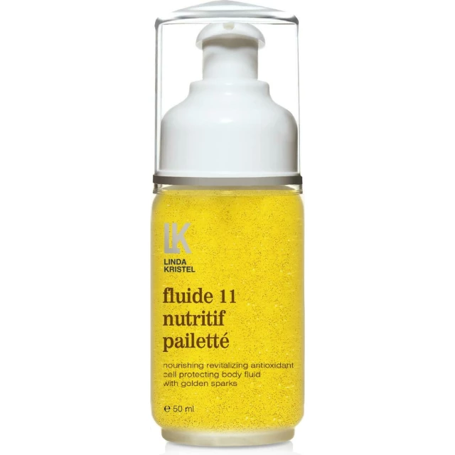 "Флюид №11" для тела питательный с золотыми блестками