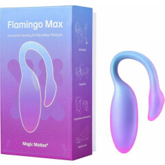 Вибратор Magic Motion Flamingo Max, синий