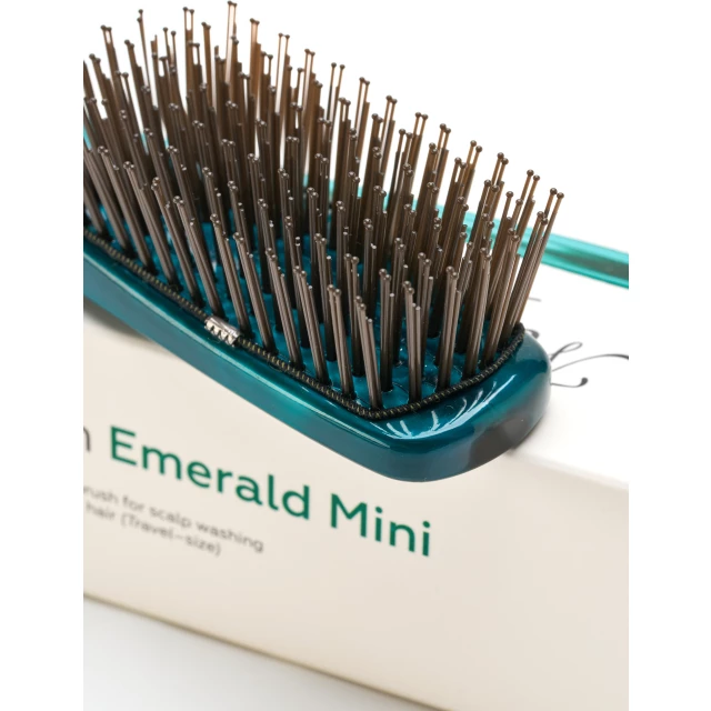 Расческа Emerald Mini для густых жестких волос, изумруд - изображение 2