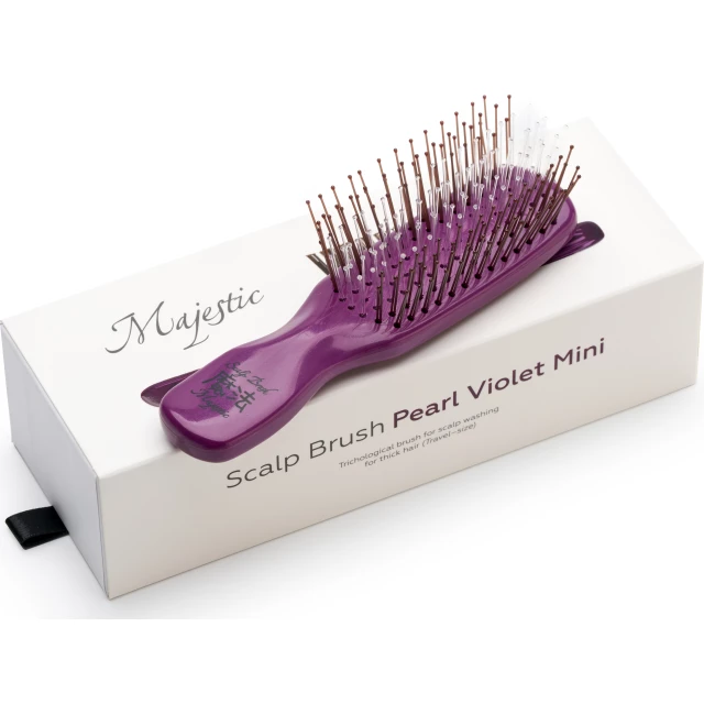 Расческа Pearl Violet Mini универсальная для всех типов волос - изображение 2