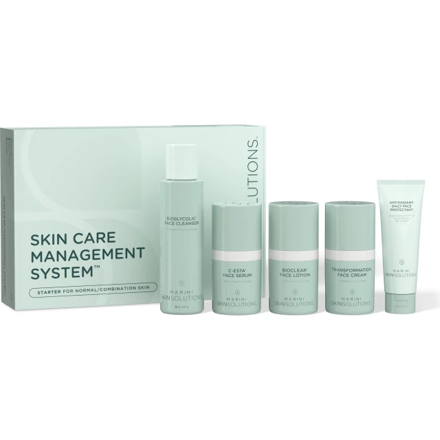 Система ухода для нормальной и комбинированной кожи с SPF33 (travel size)