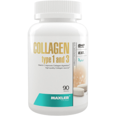 Гидролизованный коллаген тип 1 и 3 + Витамин С 90 таблеток