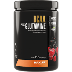 Комплекс аминокислот BCAA + Глютамин "Малина" в порошке