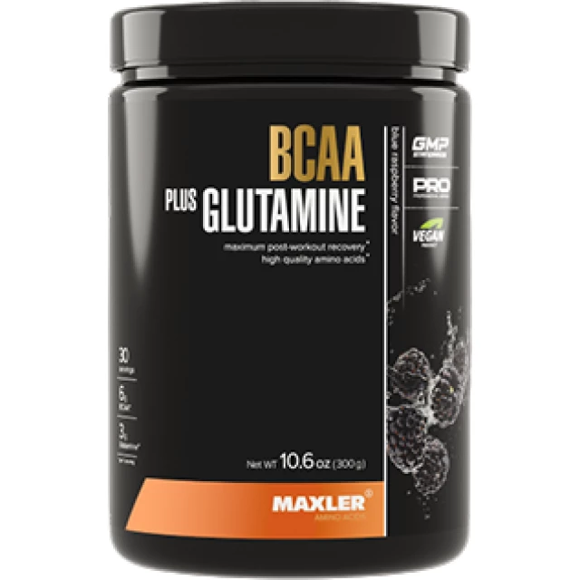 Комплекс аминокислот BCAA + Глютамин "Голубая малина" в порошке
