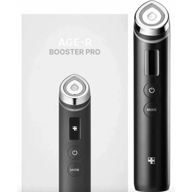 Микротоковый аппарат для лица AGE-R Booster Pro, черный - изображение 2