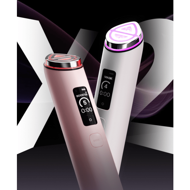 Усиленный микротоковый аппарат для ухода за кожей AGE-R Booster Pro X2, розовый - изображение 6