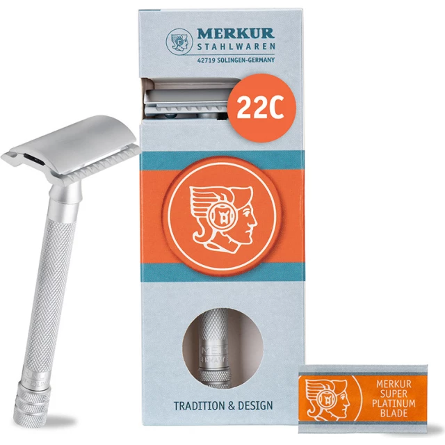 Cтанок Т-образный для бритья 22C, матовое хромированное покрытие - изображение 4