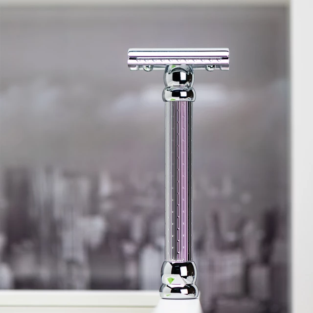 Cтанок Т-образный для бритья 47C, глянцевое хромированное покрытие - изображение 5