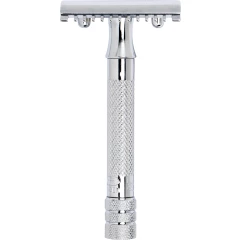 Cтанок Т- образный для бритья с зубчатым гребнем 15C, глянцевое хромированное покрытие