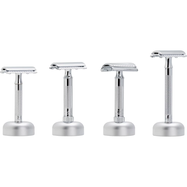 Подставка для Т-образного бритвенного станка, матовое хромированное покрытие - изображение 4