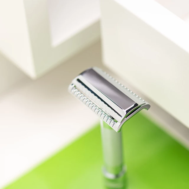 Станок Т-образный для бритья 37С, глянцевое хромированное покрытие - изображение 3