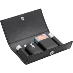 Станок Т-образный для бритья в чехле 46C, матовое хромированное покрытие