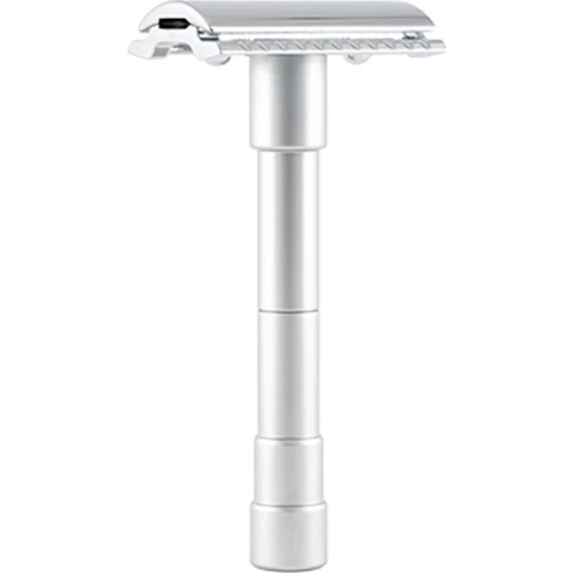 Станок Т-образный для бритья в чехле 46C, матовое хромированное покрытие - изображение 3