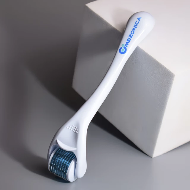 Мезороллер 540 игл длиной 1,0 мм c титановым напылением, белый - изображение 2