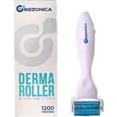 Мезороллер для тела и лица/для роста волос на 1200 игл длиной 3.0 мм, c титановым напылением