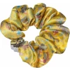 Комплект шелковых резинок для волос "Оммаж" солнечно-желтый