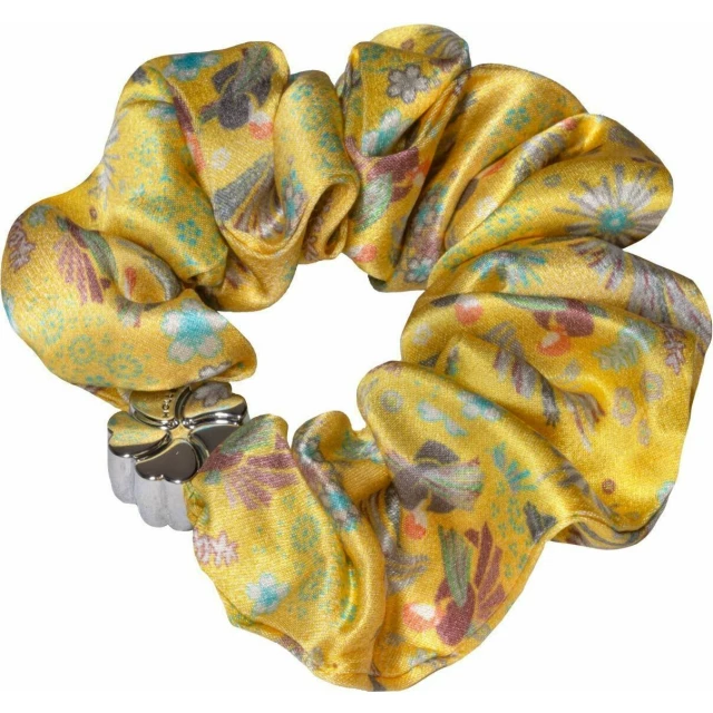 Комплект шелковых резинок для волос "Оммаж" солнечно-желтый - изображение 2