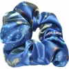 Комплект шелковых резинок для волос "Оммаж" васильково-синий