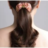Шелковая резинка для волос "Оммаж" розово-коралловый (в кейсе)
