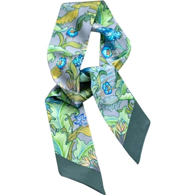 Твилли шарф "Рассвет" светло-серый - изображение 3