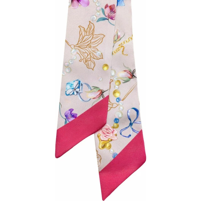 Твилли шарф "Забава" пудровый - изображение 3
