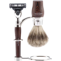 Бритвенный набор "Вена", дерево венге