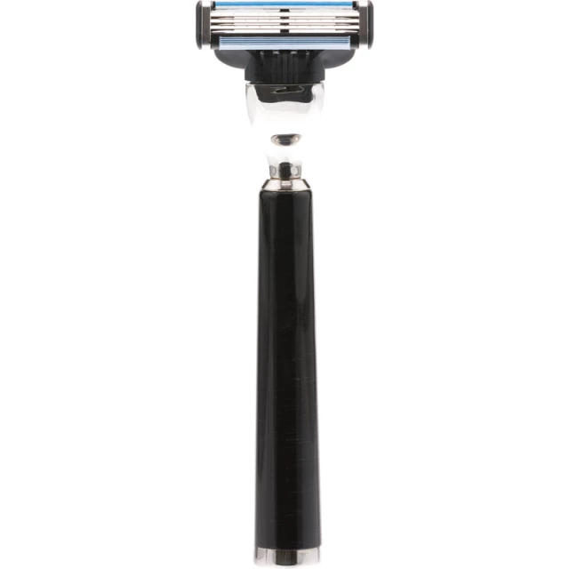 Бритвенный набор "Веспуччи", черная смола и никелированная латунь - изображение 2