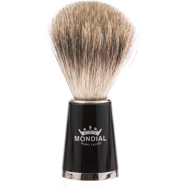 Бритвенный набор "Веспуччи", черная смола и никелированная латунь - изображение 3