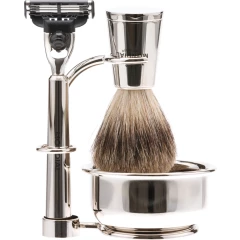 Бритвенный набор "Веспуччи", отполированный никель