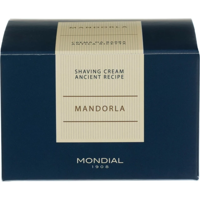 Крем для бритья "Мандорла" с ароматом миндаля, деревянная чаша - изображение 2