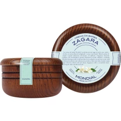 Крем для бритья "Загара" с ароматом флёрдоранжа, деревянная чаша