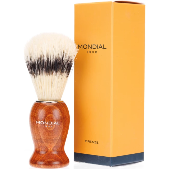 Помазок для бритья с ворсом кабана, красное дерево - изображение 2