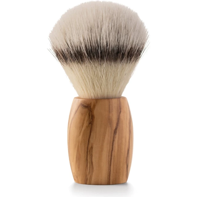 Помазок для бритья с подставкой "Тор", оливковое дерево - изображение 2