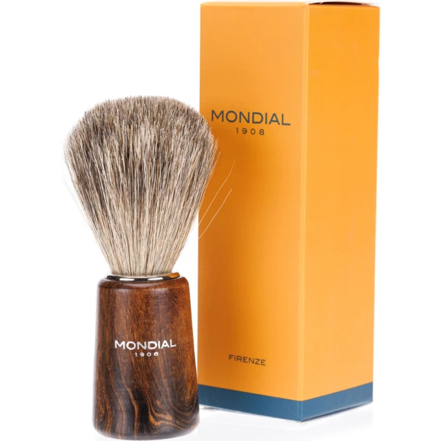 Помазок для бритья с ворсом барсука, древесина - изображение 2