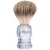 Помазок для бритья с ворсом барсука, серый