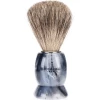 Помазок для бритья с ворсом барсука, серый мрамор