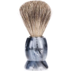 Помазок для бритья с ворсом барсука, серый мрамор