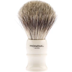 Помазок для бритья с ворсом барсука, слоновая кость