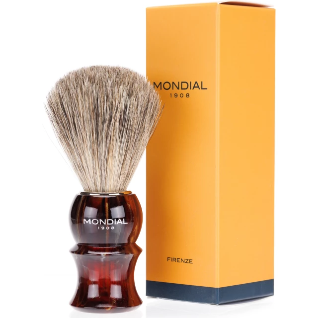 Помазок для бритья, темно-коричневый - изображение 2