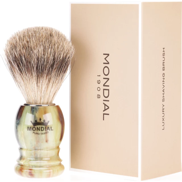 Помазок для бритья, зеленый оникс - изображение 2