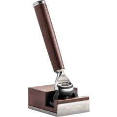 Станок для бритья с подставкой "Миф", дерево венге