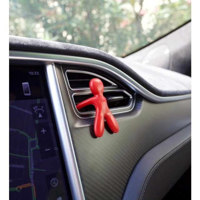 Дизайнерский ароматизатор для автомобиля Cesare "Перечная мята" красный - изображение 4