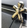 Дизайнерский ароматизатор для автомобиля Niki Classic "Восточный" золотистый металлик